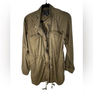 Lucky Brand Utility Jacket Olive Green Xs